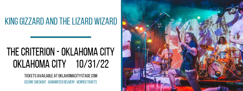 King Gizzard and The Lizard Wizard at The Criterion tickets King Gizzard and The Lizard Wizard at The Criterion