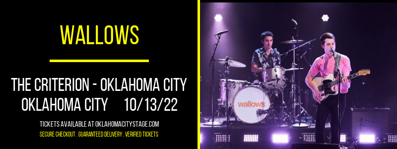 Wallows at The Criterion tickets Wallows at The Criterion