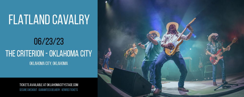 Flatland Cavalry at The Criterion tickets Flatland Cavalry at The Criterion
