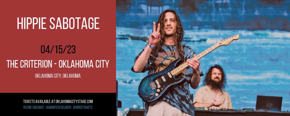 Hippie Sabotage at The Criterion tickets Hippie Sabotage at The Criterion
