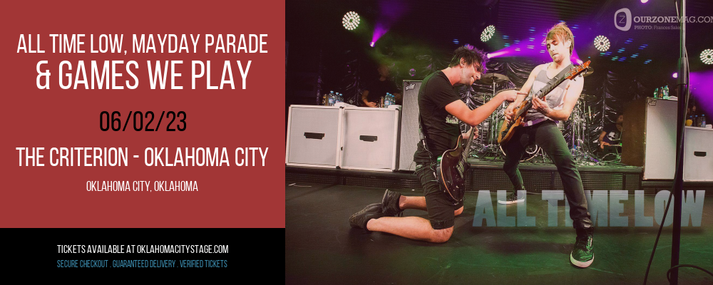 All Time Low, Mayday Parade & Games We Play at The Criterion