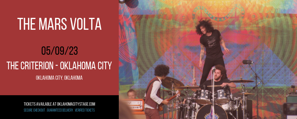 The Mars Volta at The Criterion tickets The Mars Volta at The Criterion