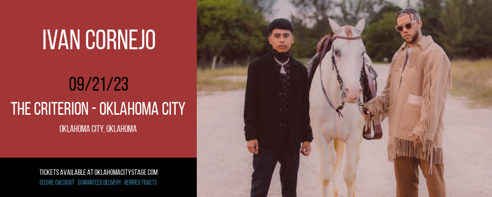 Ivan Cornejo at The Criterion tickets Ivan Cornejo at The Criterion