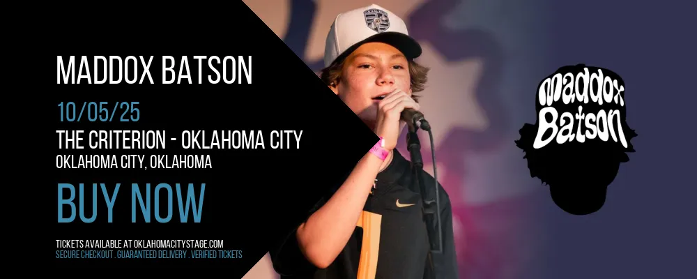 Maddox Batson at The Criterion
