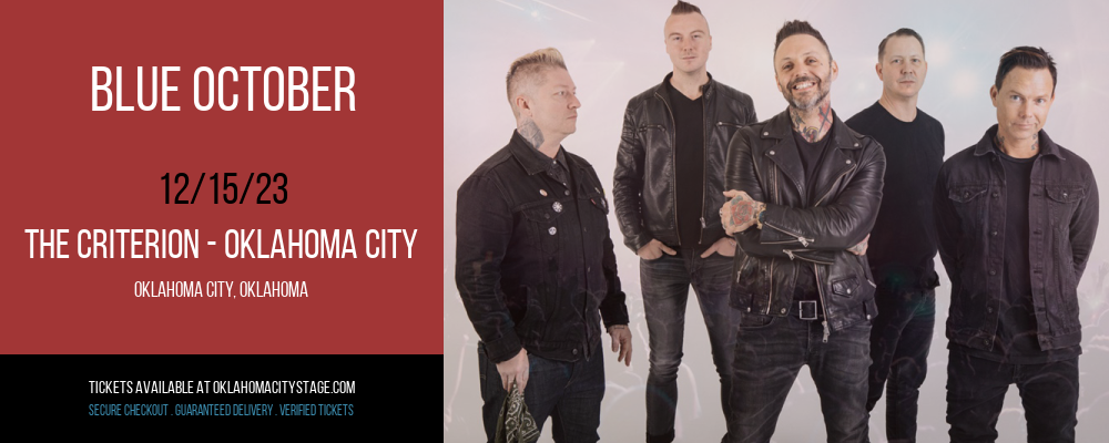 Blue October at The Criterion