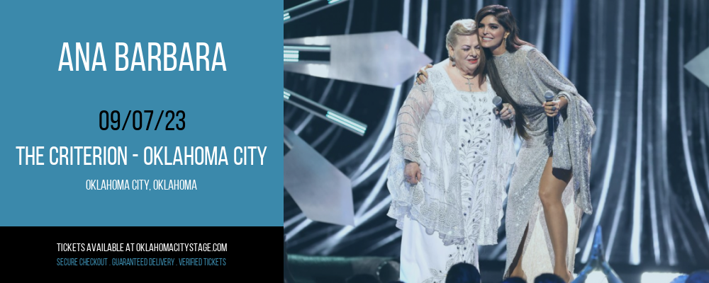 Ana Barbara [CANCELLED] at The Criterion